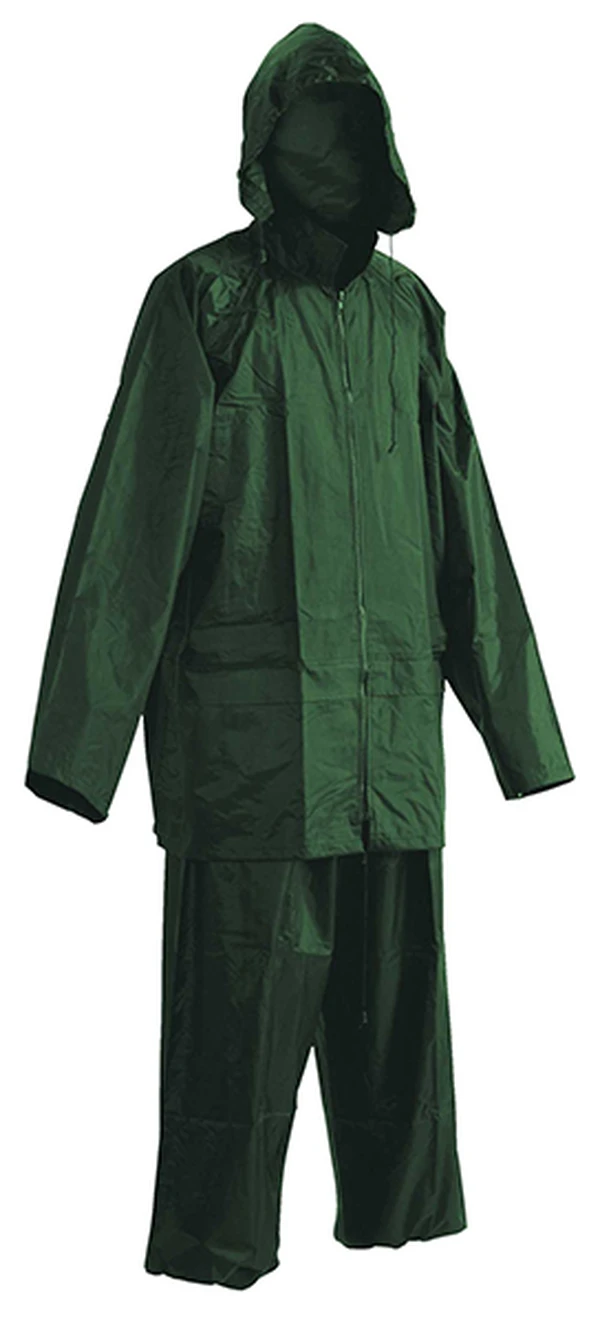 Carina / BE-06-002 Водонепроницаемый костюм с капюшоном зеленый