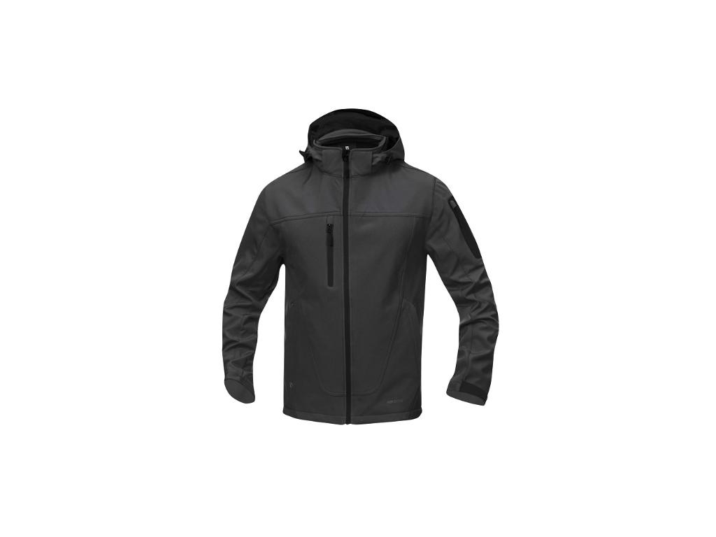 Зимняя софтшелловая куртка SPIRIT - Черная