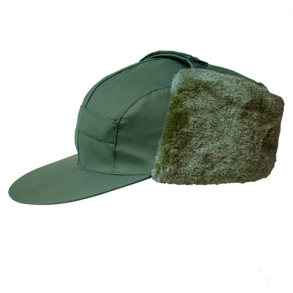 Кепка ушанка lux зеленая