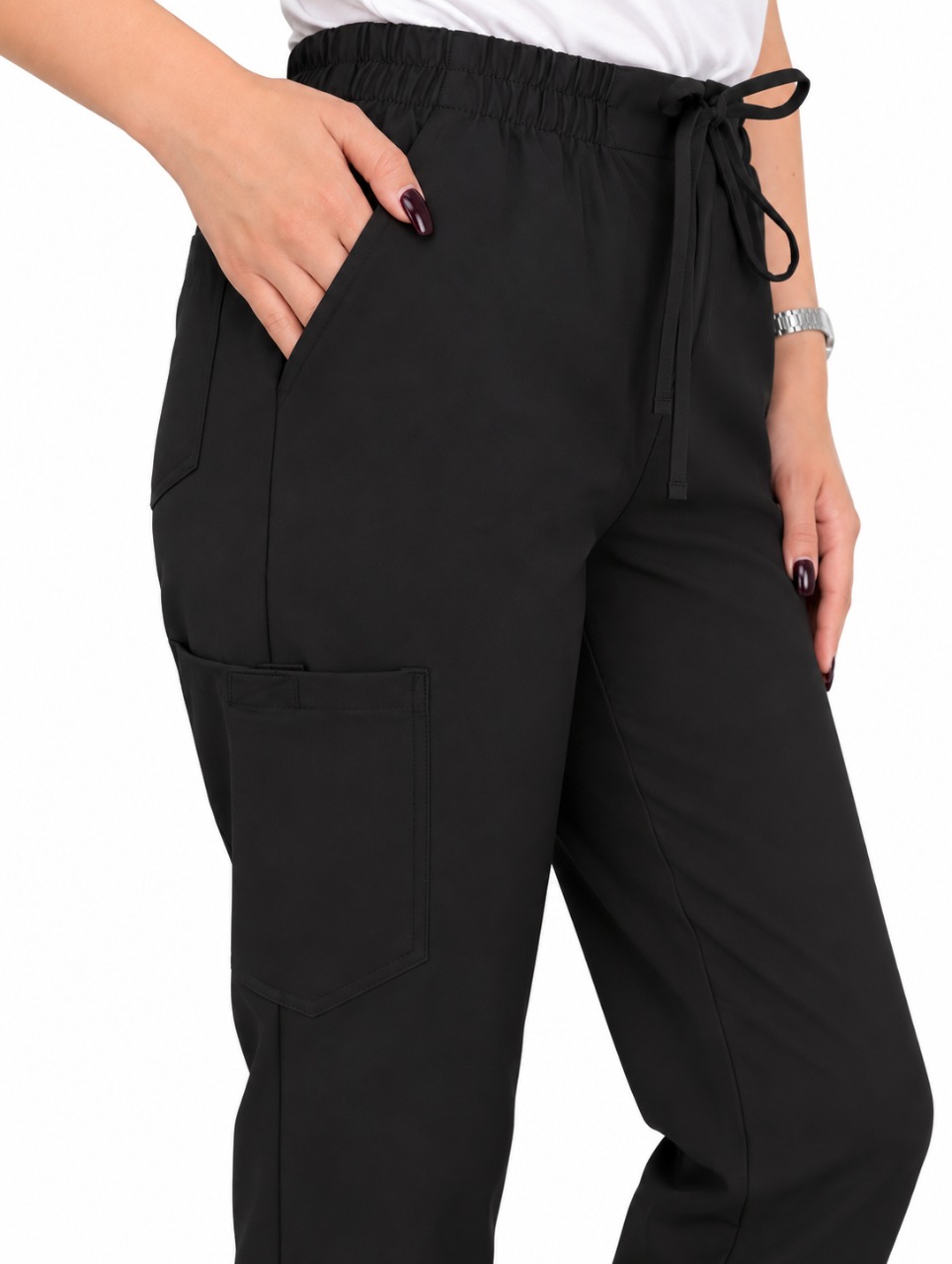 Медицинские брюки FIBER - Черный (Black)
