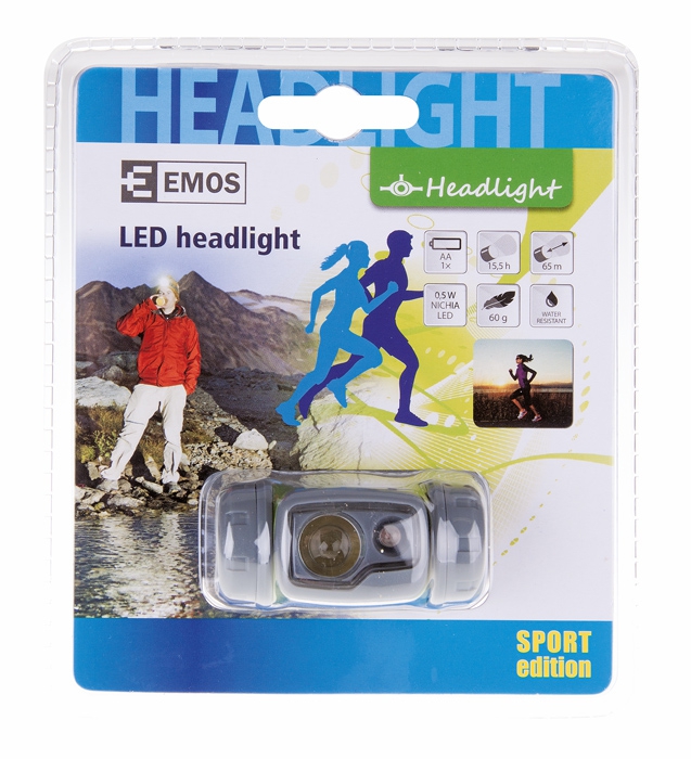 НАЛОБНЫЙ ФОНАРИК 2 LED