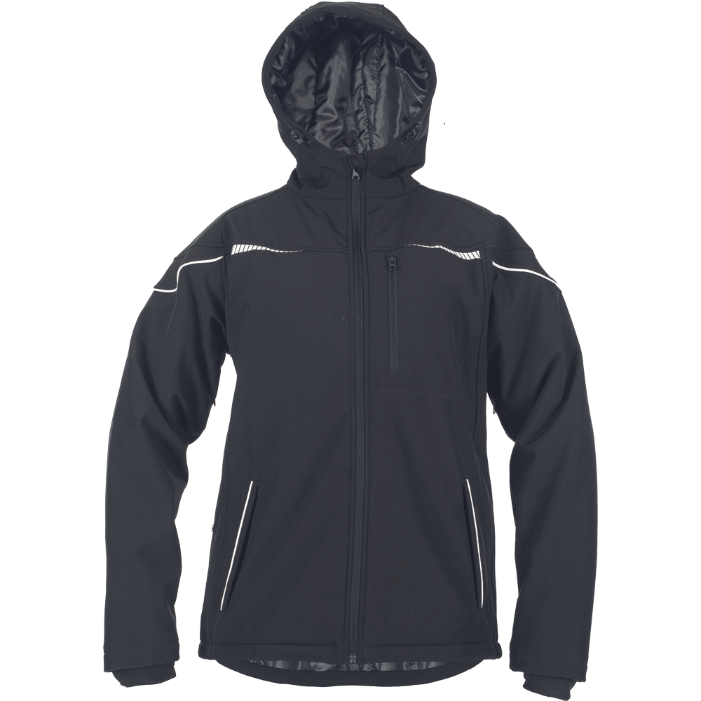 Зимняя куртка softshell EMERTON STR - Черная