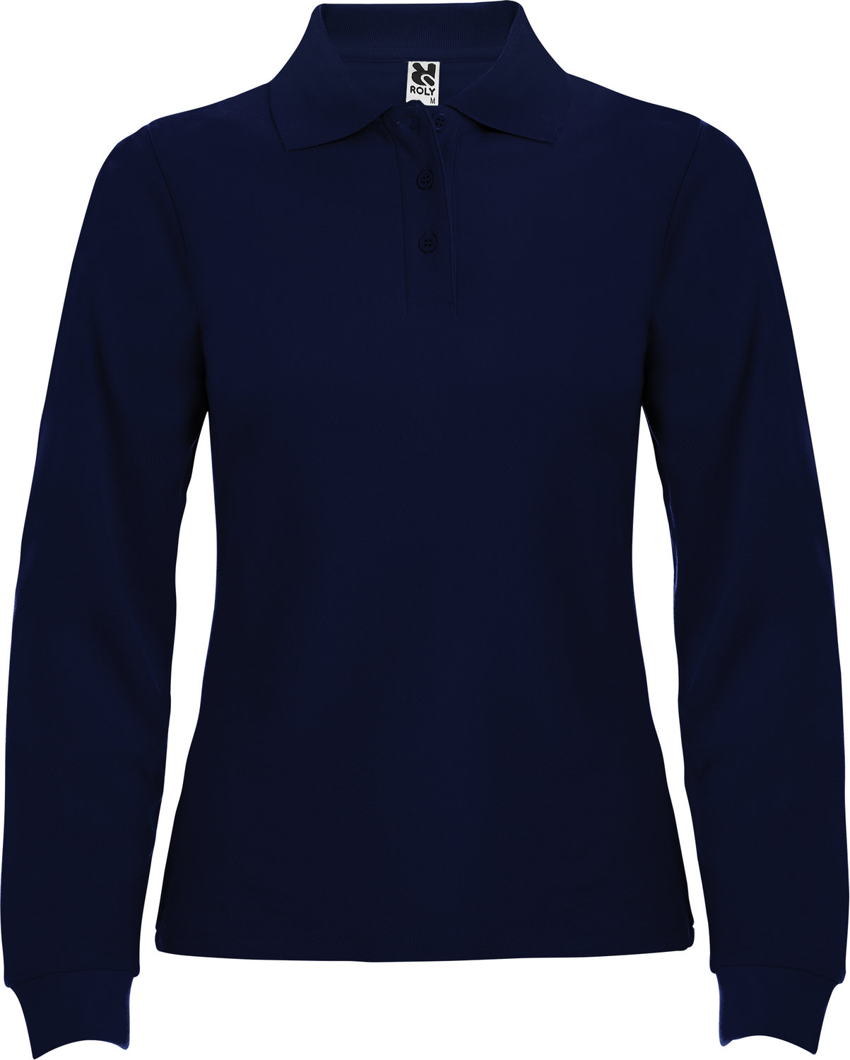 Рубашка-поло c длинным рукавом женская ESTRELLA WOMAN  L/S темно-синяя