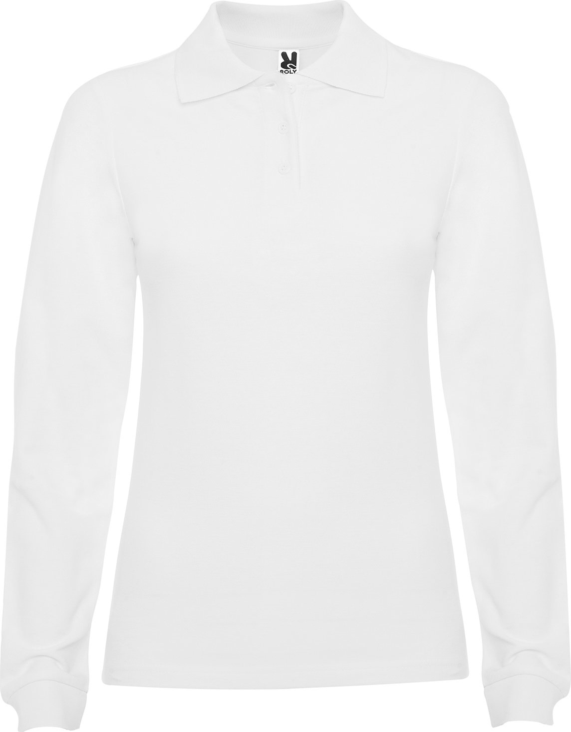 Рубашка-поло c длинным рукавом Женская ESTRELLA L/S Белые