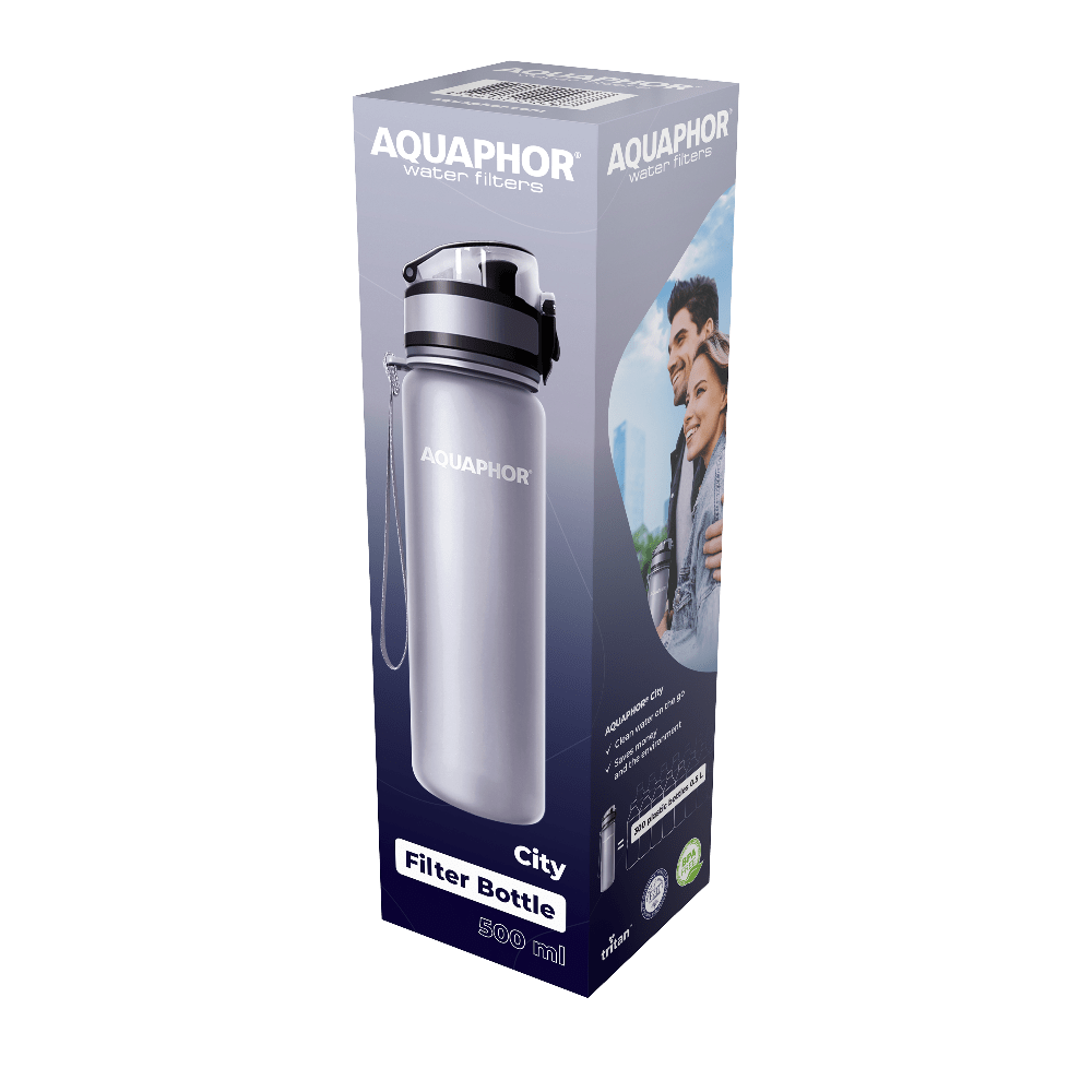 Фильтр бутылка City 500 ml (серый) Фильтр бутылка City 500 ml (серый)