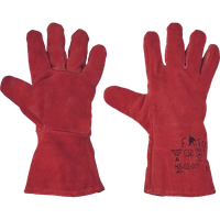 Перчатки для сварщика FF HS-02-001 (Sandpiper) -  краги красные