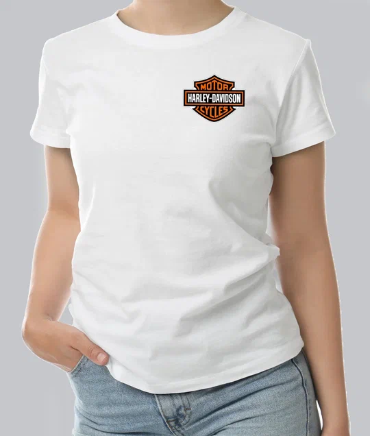 Футболка с Принтом "HARLEY" (WHITE)