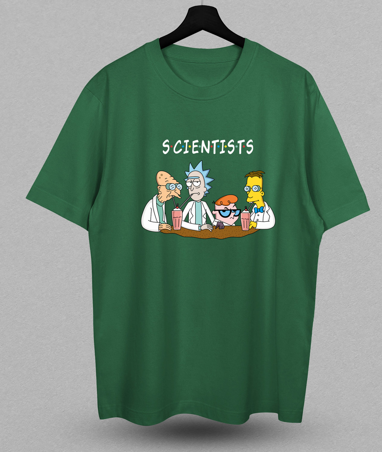 Футболка с принтом "Rick&Morty S·C·I·E·N·T·I·S·T·S"