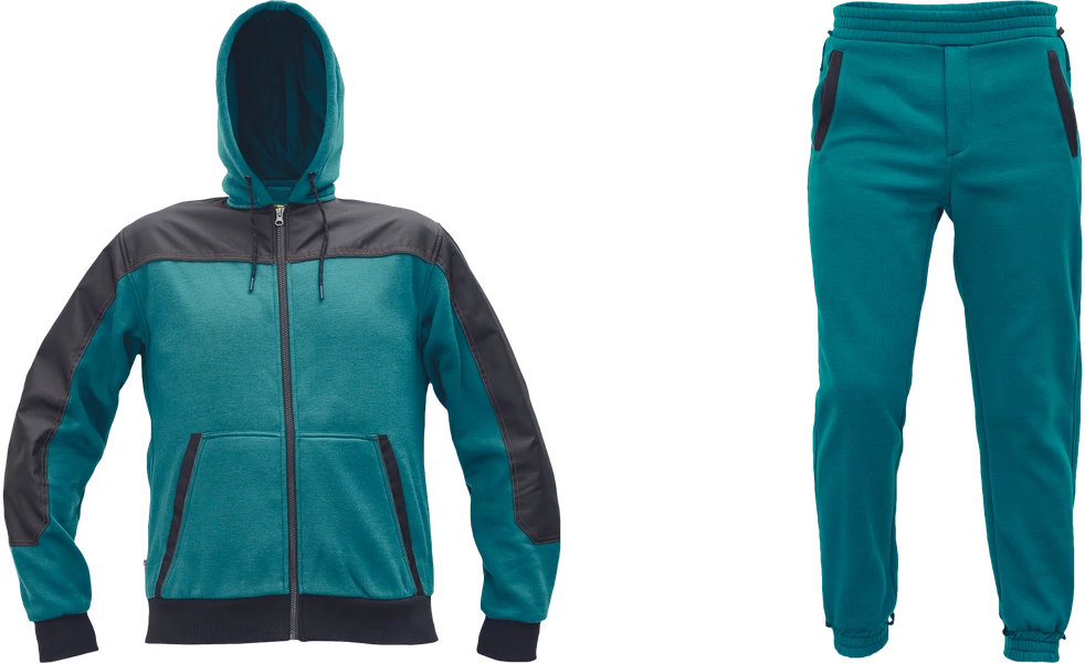 Костюм CREMORNE Куртка + Спортивные штаны - бирюзовый