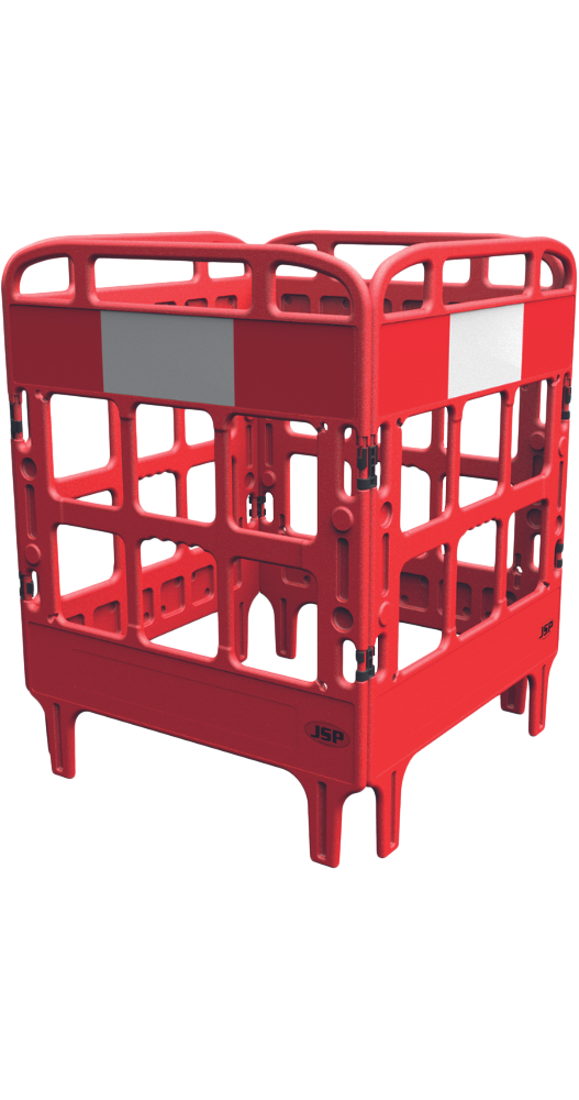 JSP Portagate 4 Gate Barrier Красный/Белый
