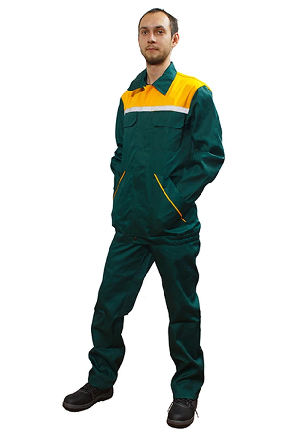 Костюм зеленый 008 (куртка+п.комб.)