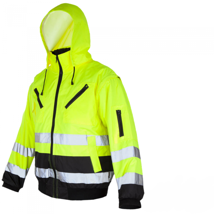 Короткая Желтая куртка FLASH BI