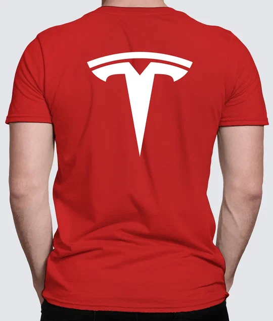 Футболка с Принтом "TESLA" (RED)