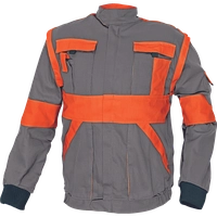 MAX jacket 260 g/m2 grey/orange