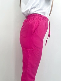 Медицинские брюки FIBER - Розовый