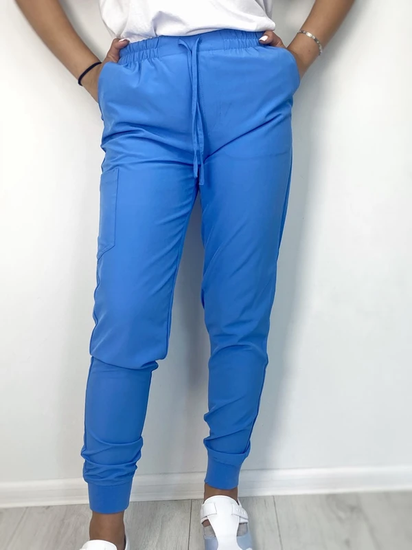 Медицинские брюки FIBER - Голубой