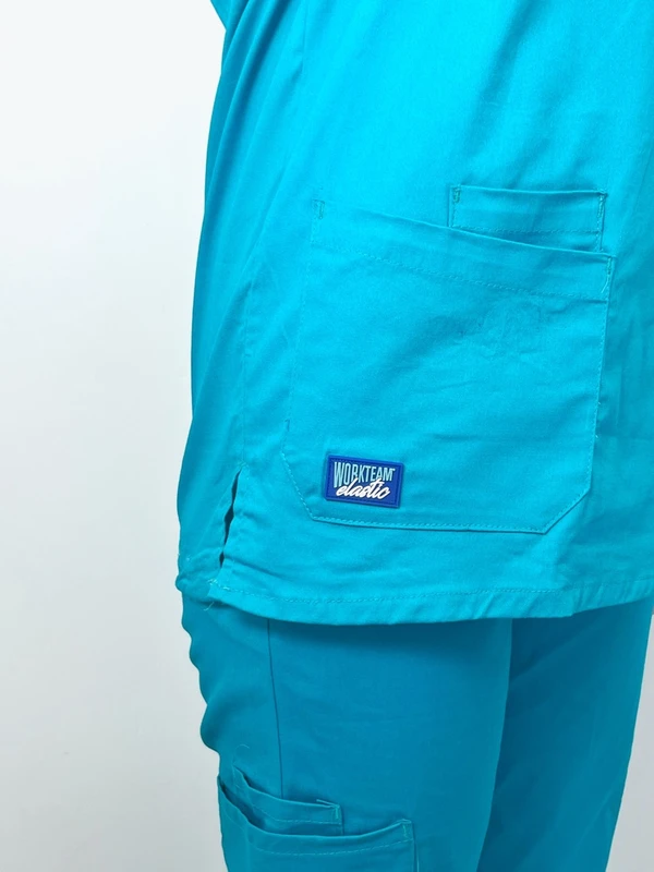 Комплект голубой (рубашка, брюки)