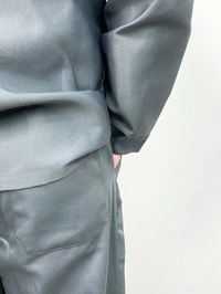 Костюм темно-серый с серым 044 (куртка + брюки)