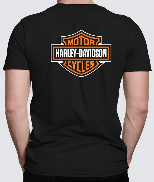 Футболка с Принтом "HARLEY" (BLACK)