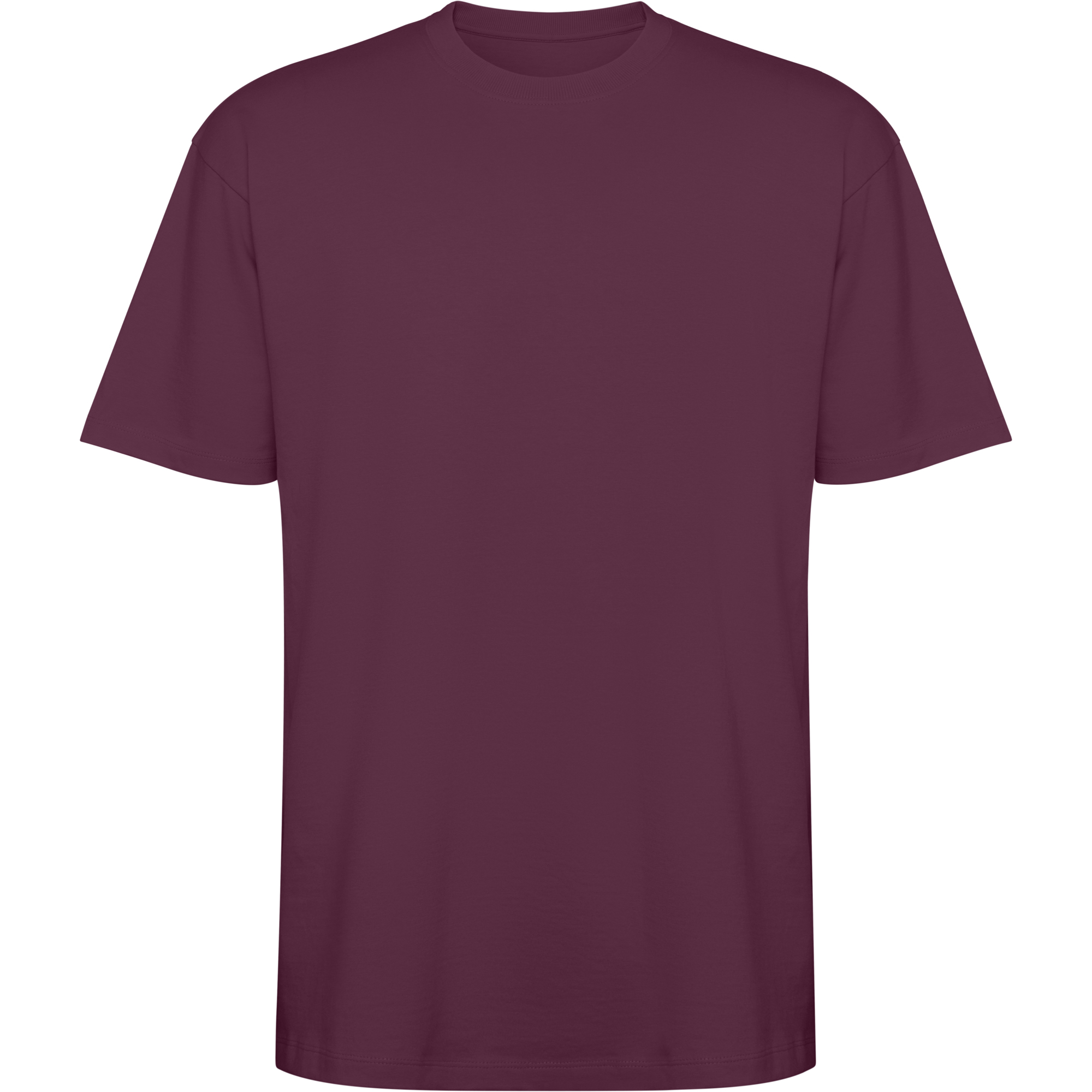 Футболка BULL - сливово-красный