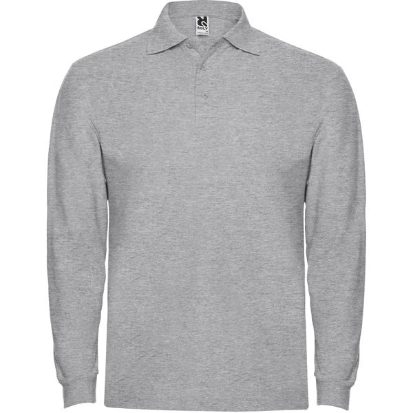 Рубашка-поло c длинным рукавом ESTRELLA L/S - Серая