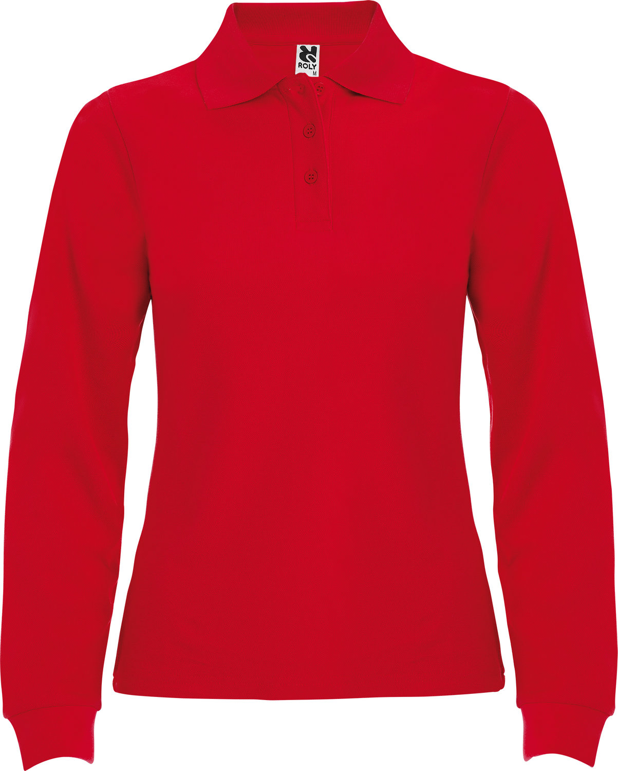 Рубашка-поло c длинным рукавом женская ESTRELLA WOMAN  L/S Красная