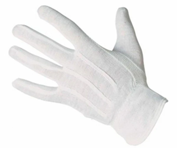 Rmicro / Bustard перчатки белые для официантов с ПВХ