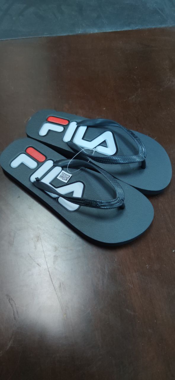 Летние детские вьетнамки FILA TROY - Черные