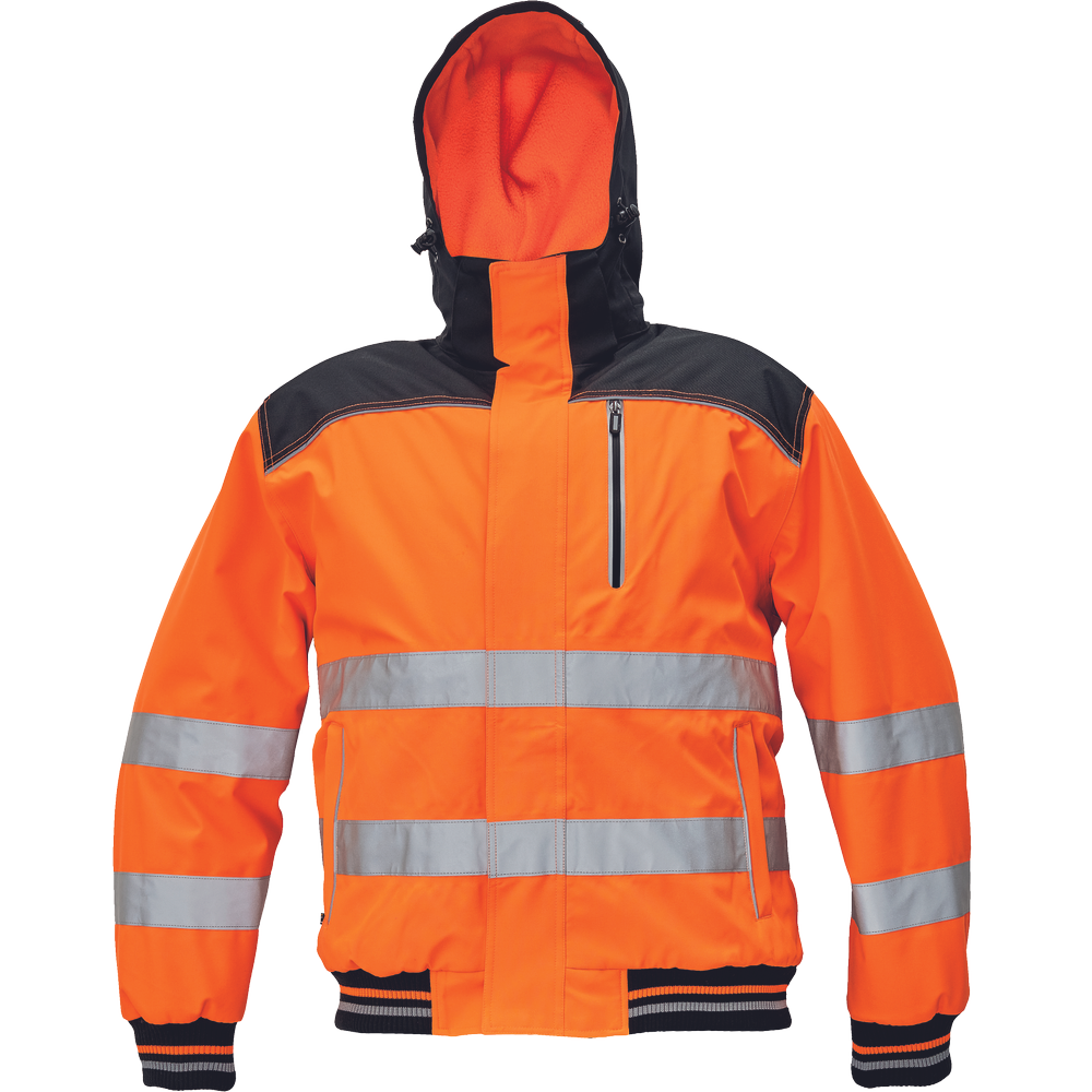 Зимняя куртка Knoxfield hi-vis на резинке Оранжевая