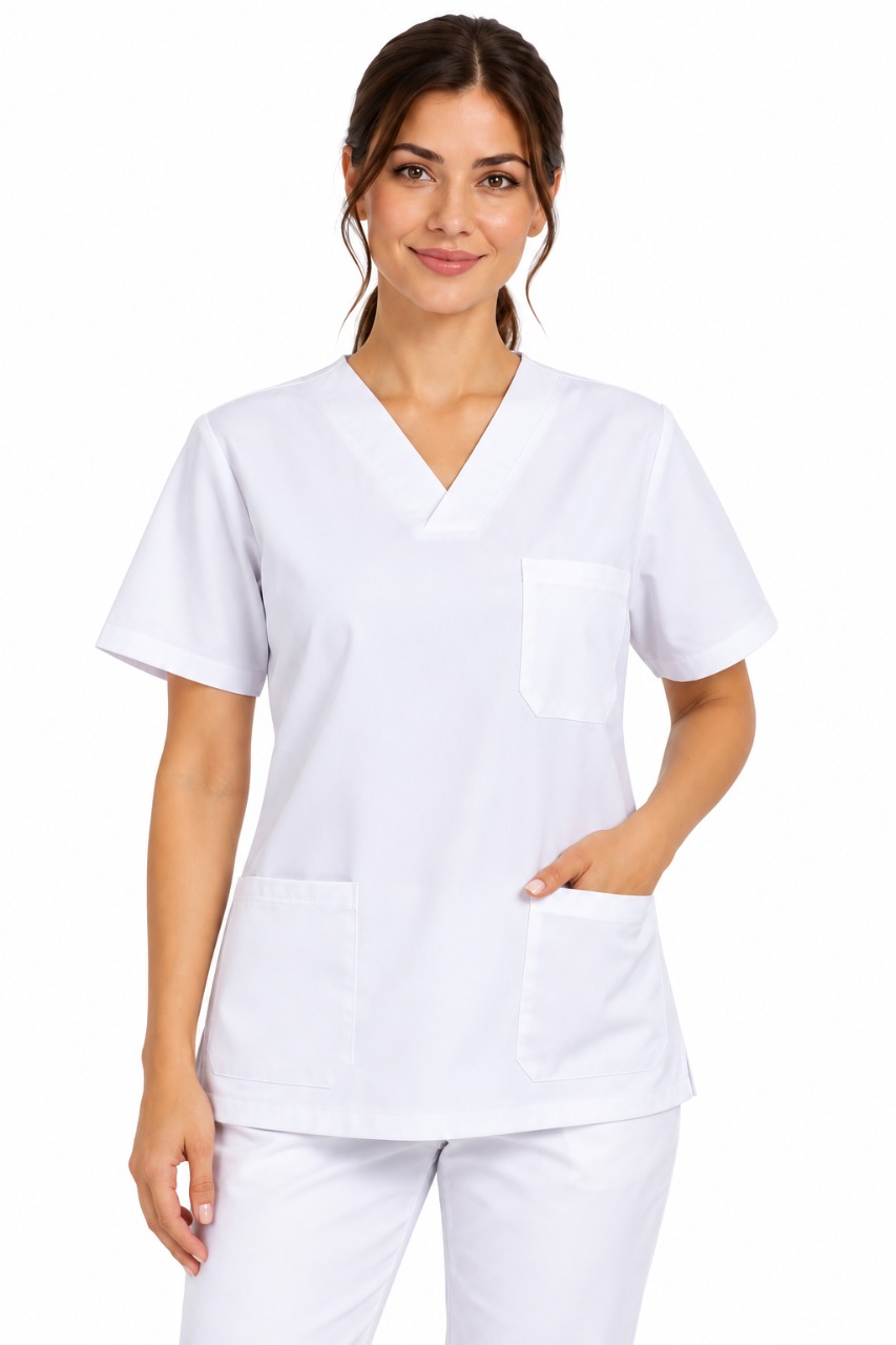 PANACEA Медицинская рубашка - Белый (White) PANACEA Медицинская рубашка - Белый (White)