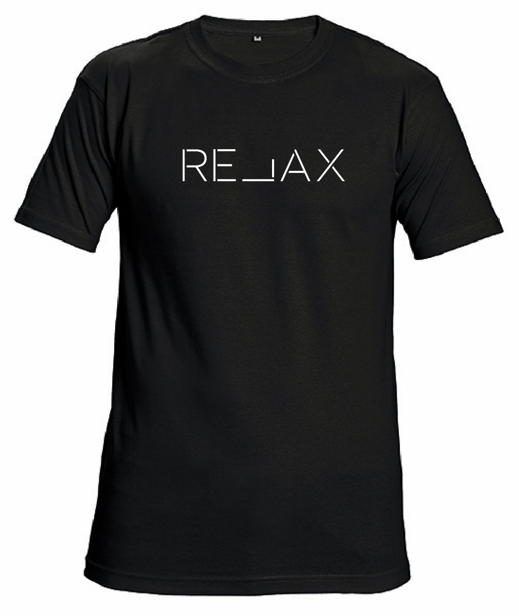 Футболка с принтом (Relax) - Черная (Black)