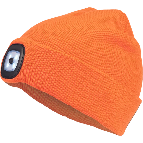Шапка с фонариком DEEL LED оранжевый