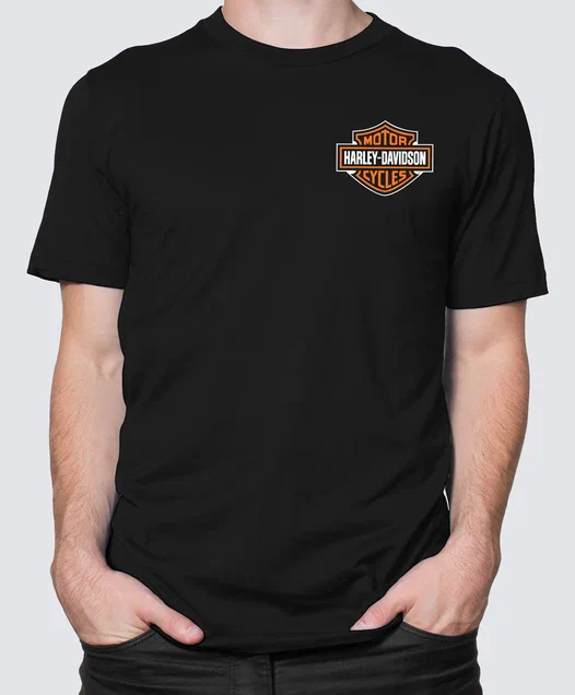 Футболка с Принтом "HARLEY" (BLACK)