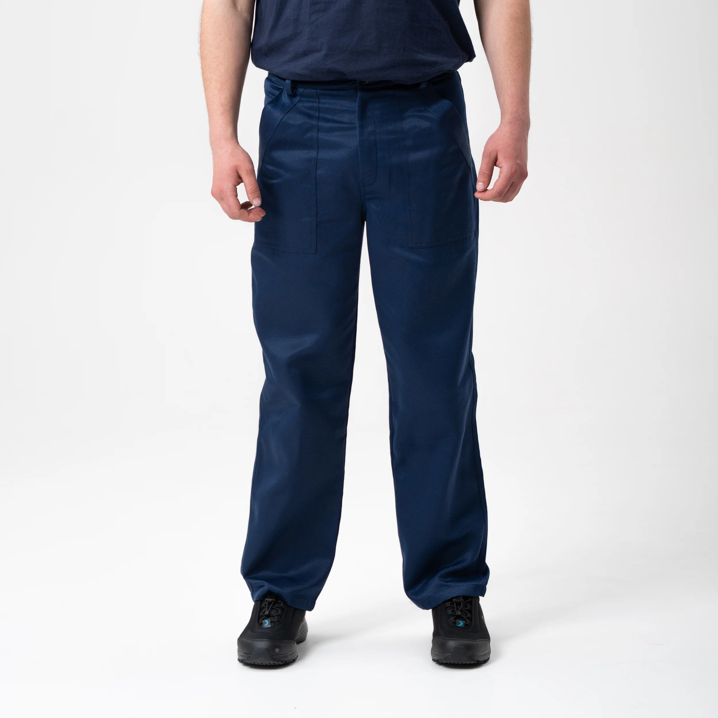 Брюки темно-синие 004