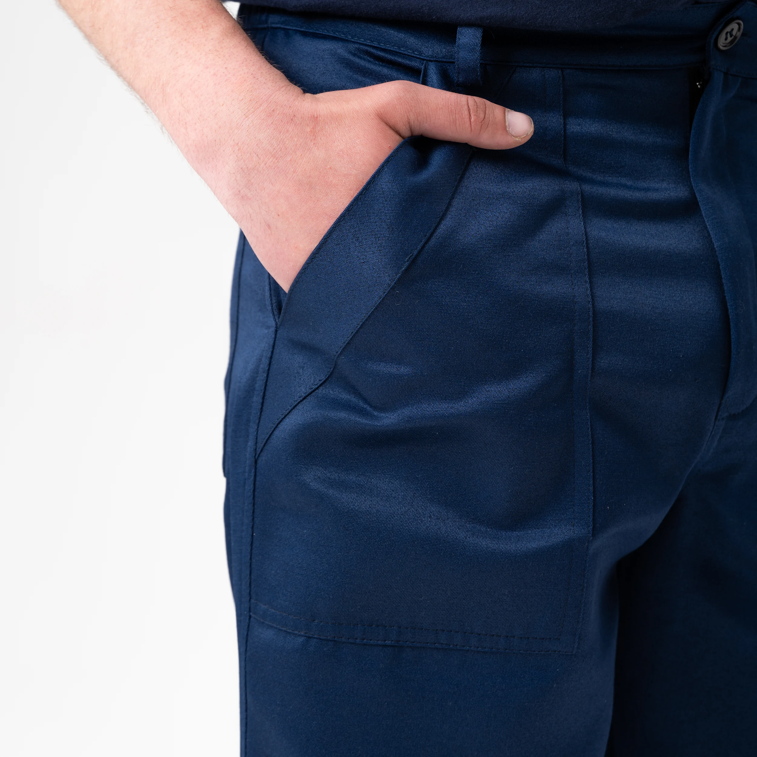 Брюки темно-синие 004