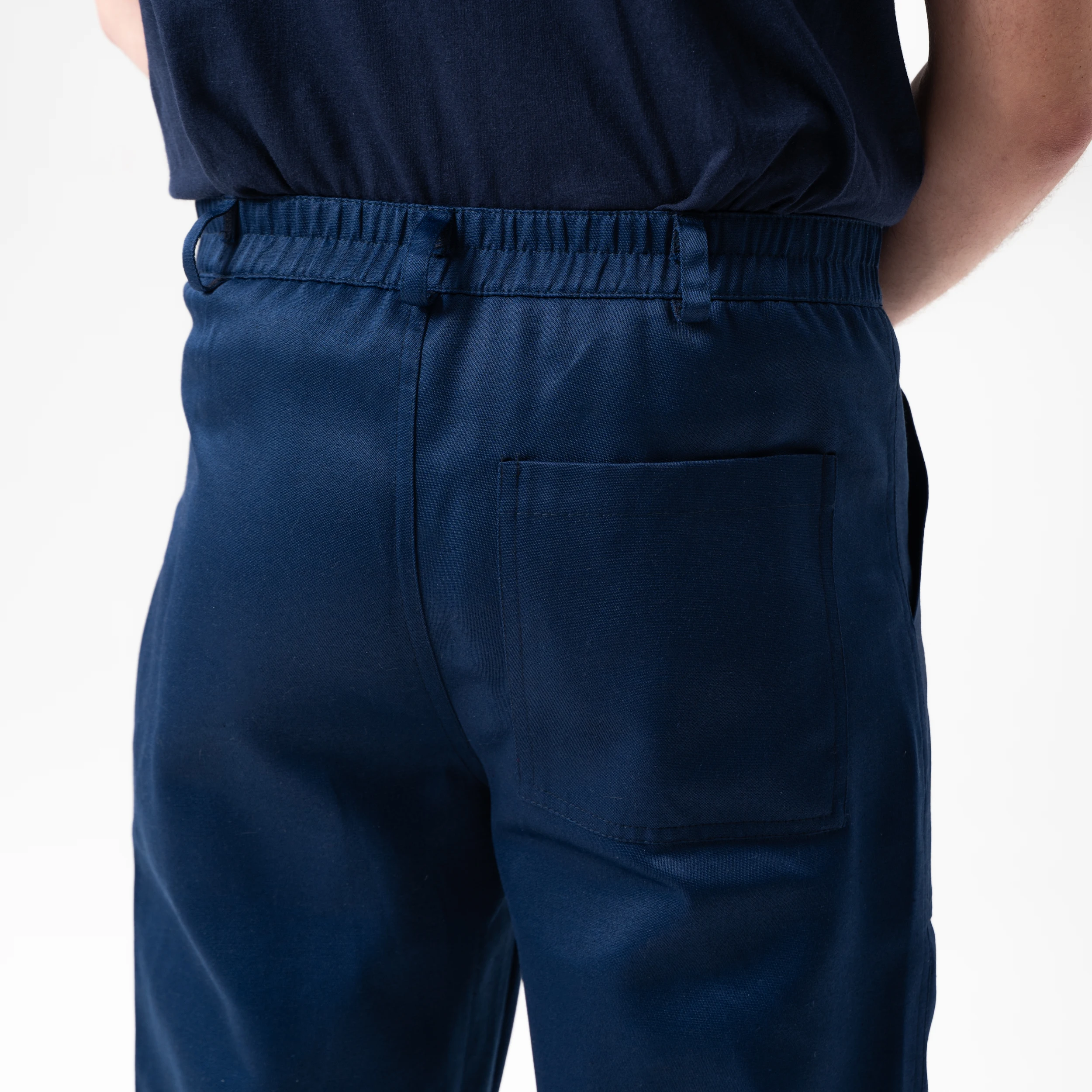 Брюки темно-синие 004