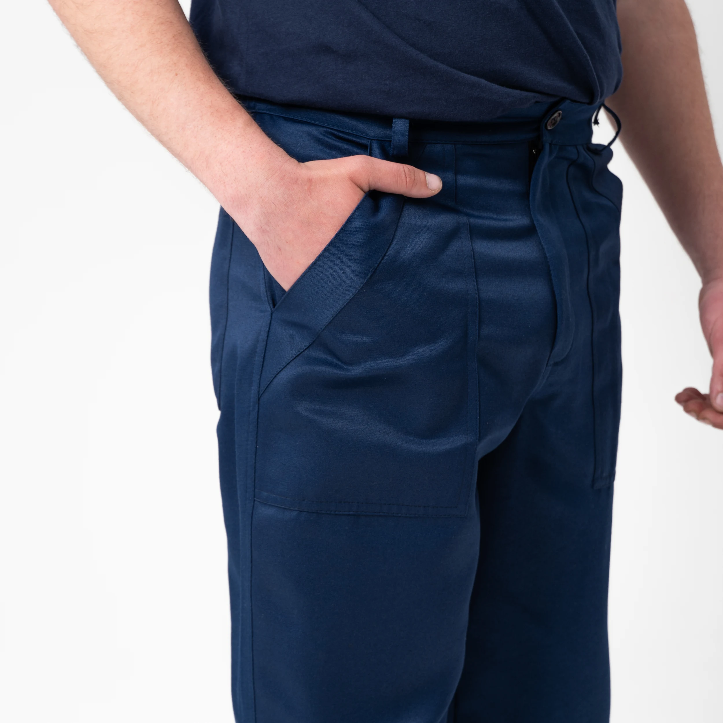 Брюки темно-синие 004