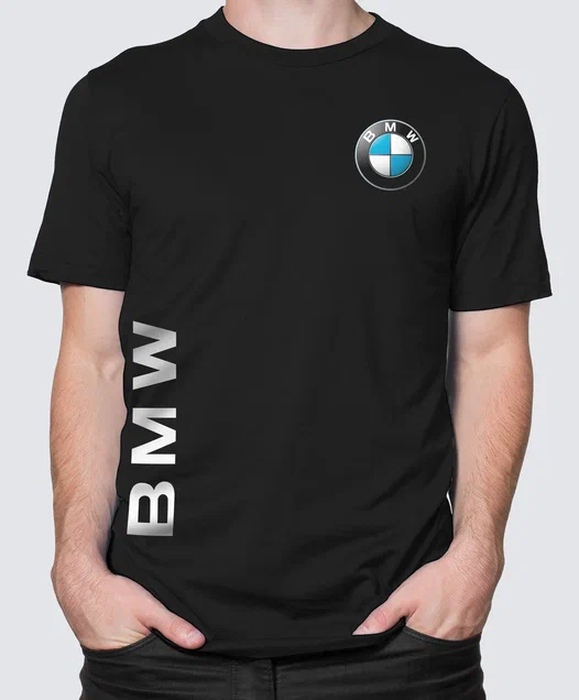 Футболка с Принтом "BMW" (BLACK)