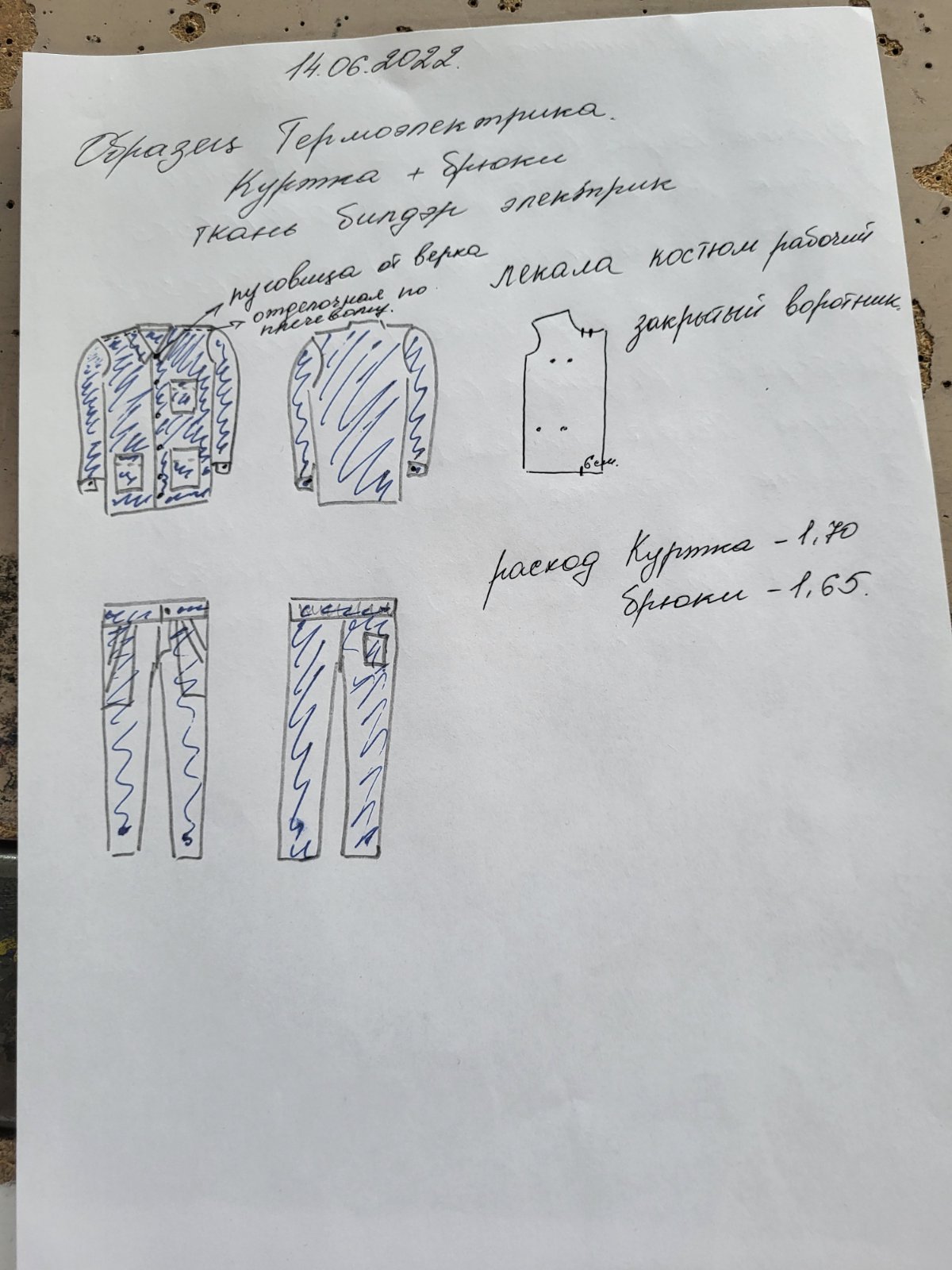 Костюм Termoelectrica (куртка + брюки)