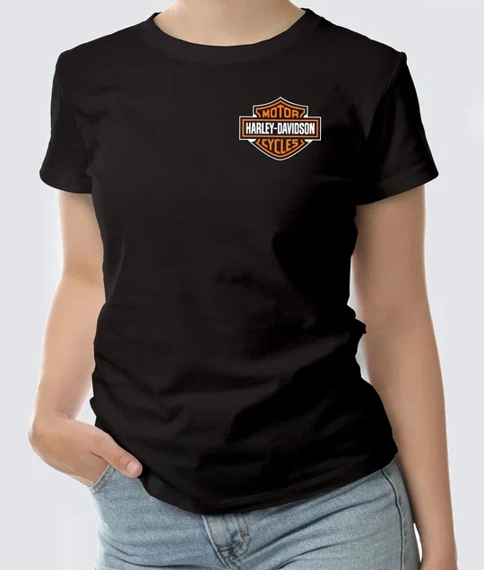 Футболка с Принтом "HARLEY" (BLACK)