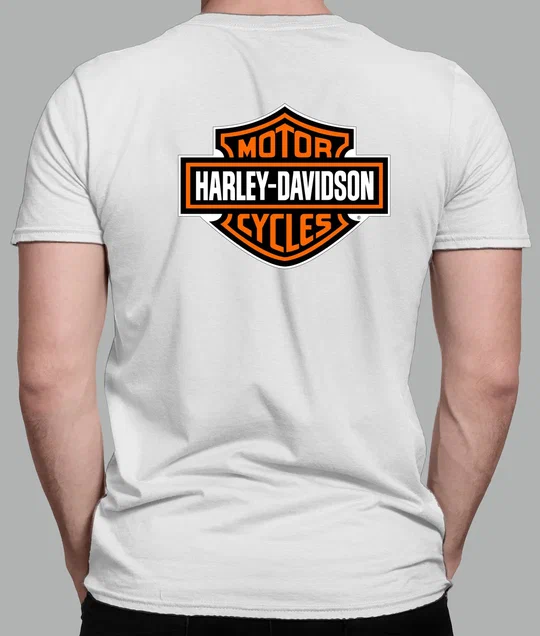 Футболка с Принтом "HARLEY" (WHITE)