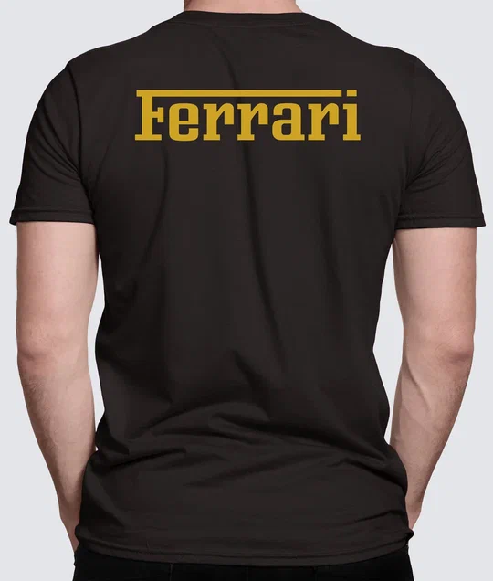 Футболка с Принтом "FERRARI" (BLACK)