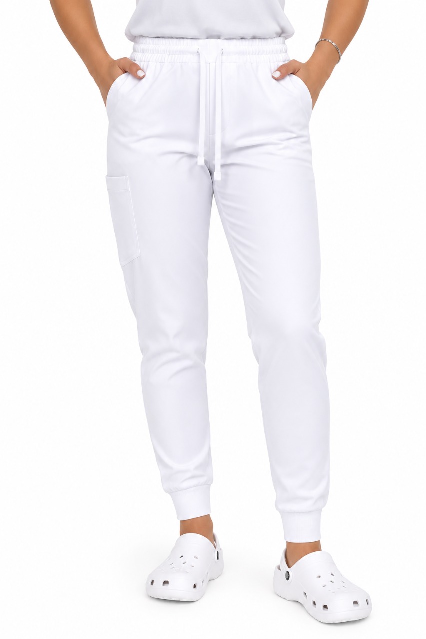 Медицинские брюки FIBER - Белый (White)